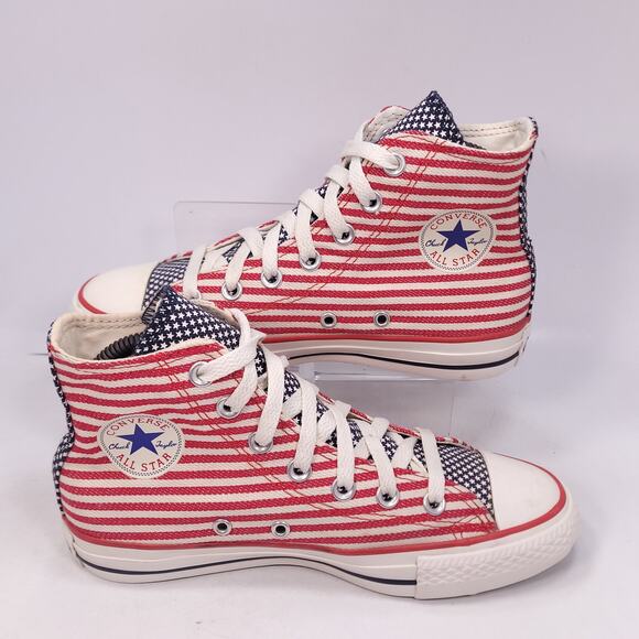 Converse All Star Athletic Sneaker Shoe Womens Size 6 Mens Size 4 122177F Red - Picture 5 of 10